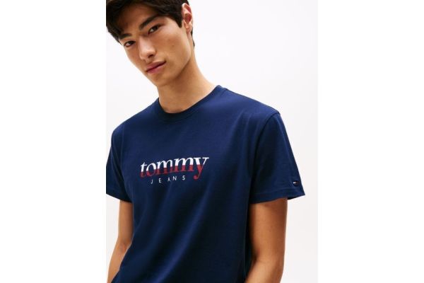 Ανδρικό T-shirt Navy Μπλε Tommy Jeans DM0DM21978-C1G