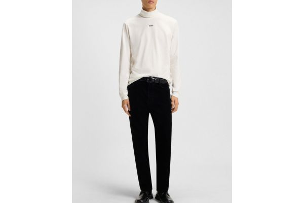 Ανδρικό Daporollo Μακρυμάνικο T-Shirt Λευκό Hugo 50547372-102