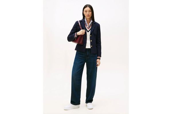 Γυναικείο Σακάκι Navy Μπλε Tommy Hilfiger WW0WW46660-C1G