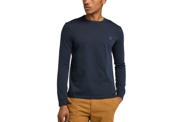 Ανδρικό Dunstan River Μακρυμάνικο T-shirt Navy Μπλε Timberland TB0A2BQ3-Z02