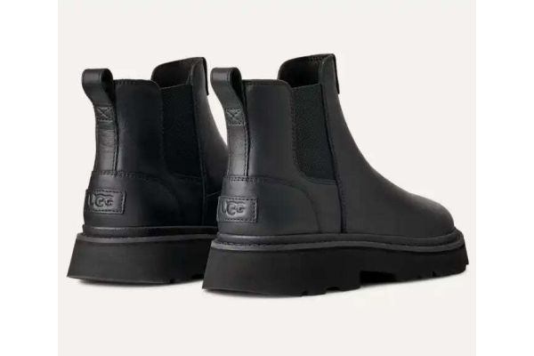 Ανδρικά Δερμάτινα Chelsea Lug Μποτάκια Μαύρα UGG 1172990-BLK