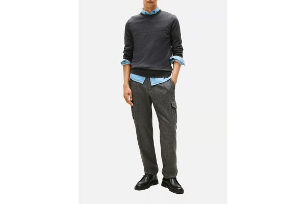 Ανδρικό Πουλόβερ Γκρι Tommy Hilfiger MW0MW39775-P92