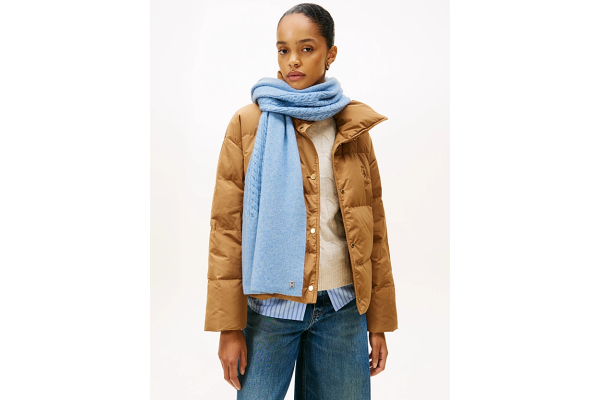 Γυναικείο Κασκόλ Γαλάζιο Tommy Hilfiger AW0AW17788-C2B