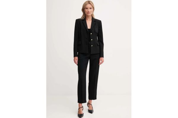 Γυναικείο Σακάκι Μαύρο Tommy Hilfiger WW0WW46660-BDS
