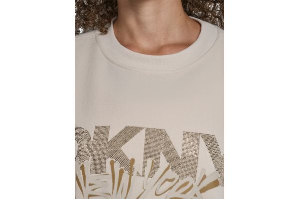 Γυναικείο Φούτερ Μπεζ DKNY DP5T1445-I1K