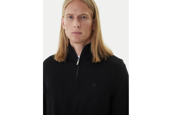 Ανδρικό Μάλλινο Πουλόβερ Μαύρο Calvin Klein LV04LD318G-UB1