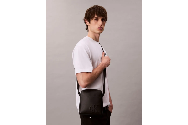 Ανδρικό Τσαντάκι Χιαστί Μαύρο Calvin Klein LV04D3248G-UB1