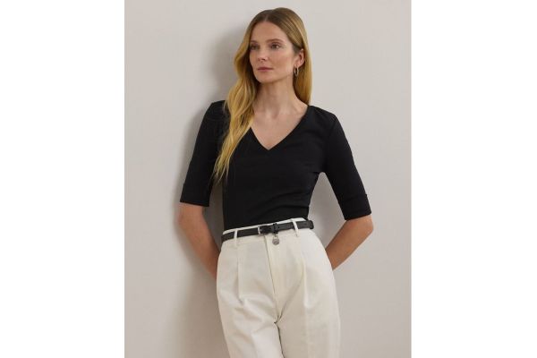 Γυναικείο Judy T-shirt Μαύρο Ralph Lauren 200815843003-001