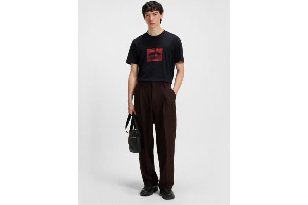 Ανδρικό Deterni T-shirt Μαύρο Hugo 50544496-001