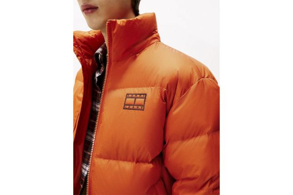 Ανδρικό Μπουφάν Πορτοκαλί Tommy Jeans DM0DM22036-SZZ