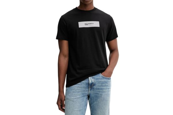 Ανδρικό T-shirt Μαύρο Karl Lagerfeld Jeans A4M17019-999 BLACK