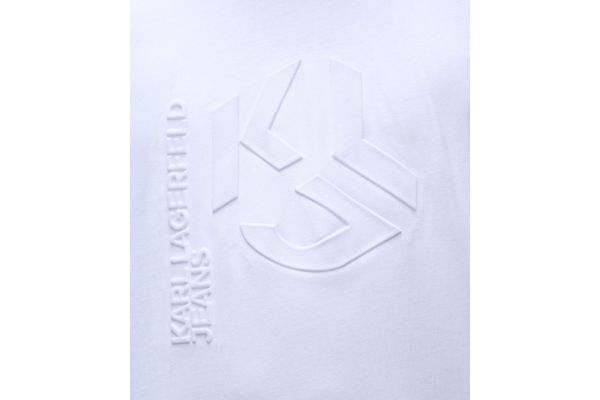Ανδρικό T-shirt Λευκό Karl Lagerfeld Jeans A4M17033-100 WHITE