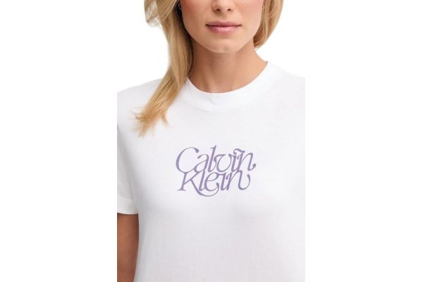Γυναικείο T-shirt Λευκό Calvin Klein LV047D210G-YAA
