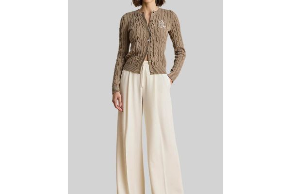 Γυναικεία Ralhan Πλεκτή Ζακέτα Καφέ Ralph Lauren 200932225012-250