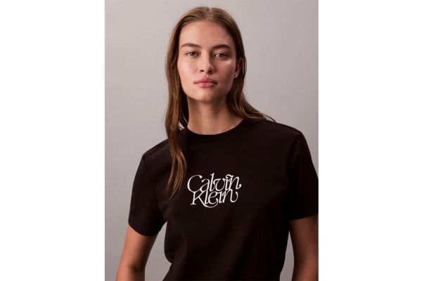 Γυναικείο T-shirt Μαύρο Calvin Klein LV047D210G-UB1