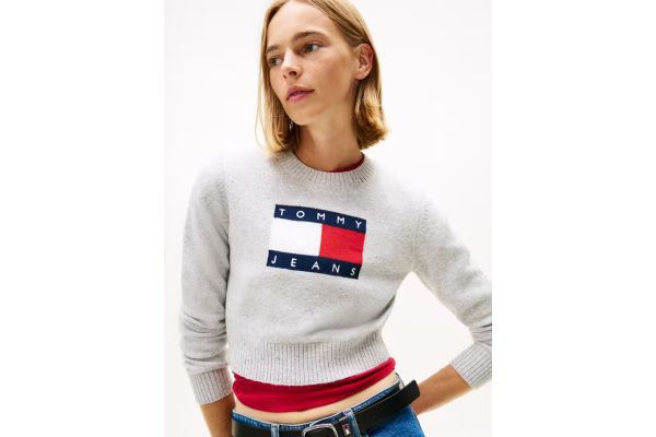 Γυναικείο Πουλόβερ Γκρι Tommy Jeans DW0DW21690-P09