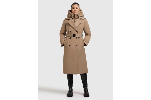 Γυναικεία Elena2 Καπαρντίνα Μπεζ Khujo KJ1118CO253-146 BEIGE