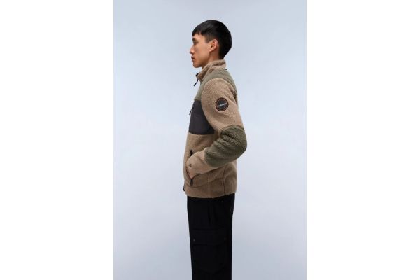 Ανδρική Yupik Fleece Ζακέτα Καφέ Napapijri NP0A4GNS-MCD1