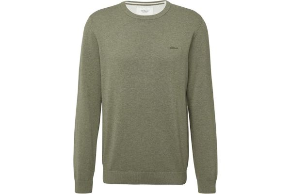 Ανδρικό Πουλόβερ Λαδί S.Oliver 2170218-78W0