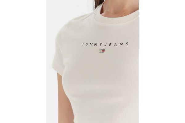 Γυναικείο T-shirt Λευκό Tommy Jeans DW0DW21550-YBH