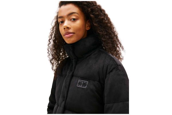 Γυναικείο Puffer Μπουφάν Μαύρο Tommy Jeans DW0DW21668-BDS