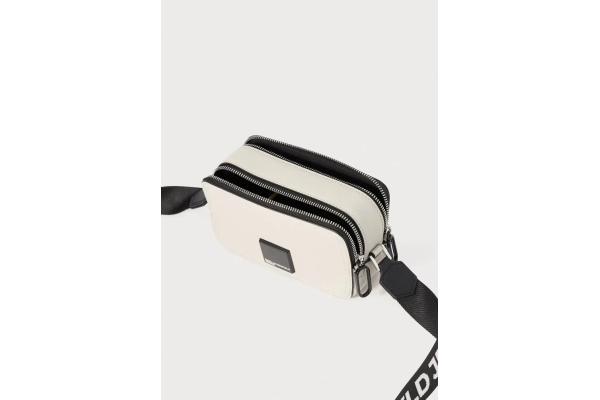 Γυναικείο Τσαντάκι Χιαστί Εκρού Karl Lagerfeld Jeans A3W30202-1ZI MOON