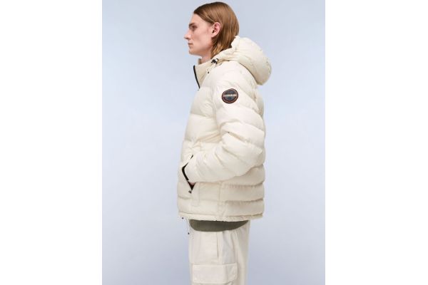 Ανδρικό Terez Μπουφάν Εκρού Napapijri NP0A88TG-N1J1