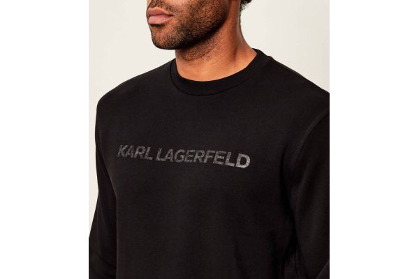 Ανδρικό Φούτερ Μαύρο Karl Lagerfeld 705020 554910-990