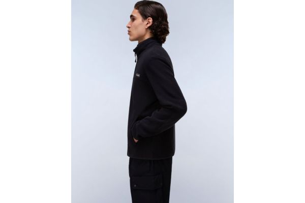 Ανδρική Dergana Fleece Ζακέτα Μαύρη Napapijri NP0A88V1-9411