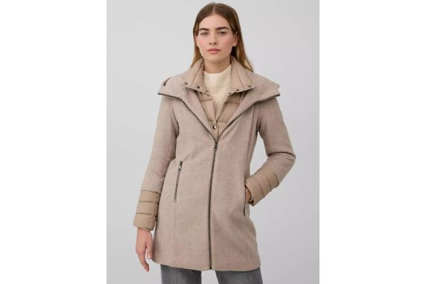 Γυναικείο Παλτό Μπεζ S.Oliver 2166605-81W8