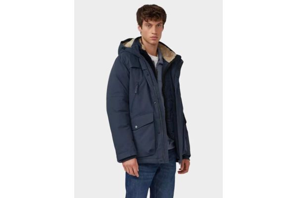 Ανδρικό Παρκά Μπουφάν Navy Μπλε S.Oliver 2167459-5922