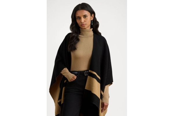 Γυναικεία Κάπα Μαύρη Ralph Lauren 454P04536001-R5981