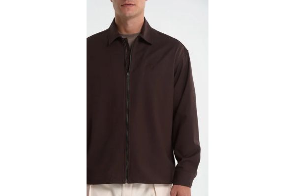 Ανδρικό Overshirt Καφέ Royal Denim ASIMOV5136-BROWN
