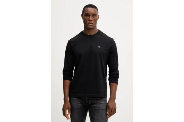 Ανδρικό Μακρυμάνικο Monogram T-shirt Μαύρο Calvin Klein LV04RD247G-UB1