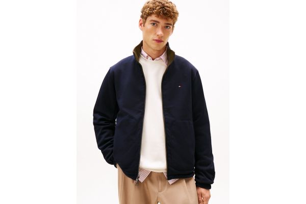 Ανδρικό Μπουφάν Διπλής Όψεως Χακί/Navy Μπλε Tommy Hilfiger MW0MW41862-RBN