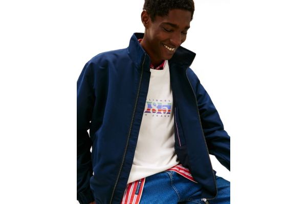 Ανδρικό Μπουφάν Navy Μπλε Tommy Jeans DM0DM22720-C1G