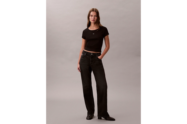 Γυναικείο T-shirt Μαύρο Calvin Klein LV047C200G-UB1