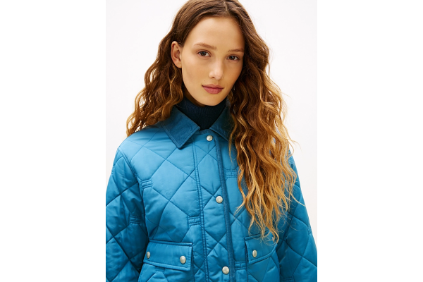 Γυναικείο Μπουφάν Μπλε Tommy Hilfiger WW0WW47998-DA2