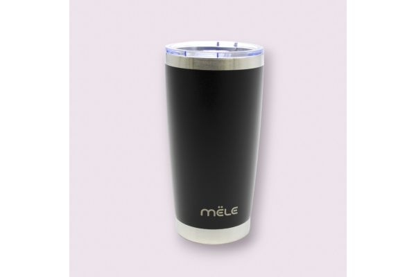 Ποτήρι Θερμός 600ml Μαύρο Mele M600-BLACK
