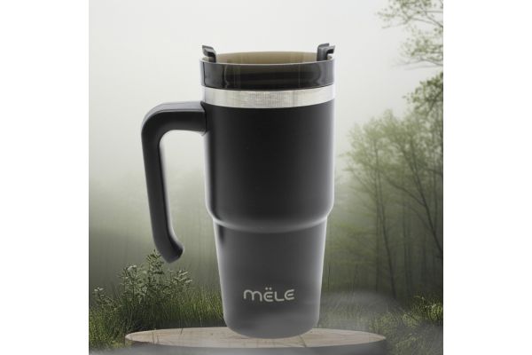 Ποτήρι Θερμός 600ml Μαύρο Mele M200-BLACK