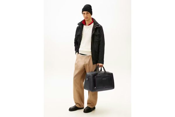 Ανδρικός Σάκος Μαύρος Tommy Hilfiger AM0AM14005-BDS