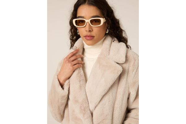 Γυναικεία Eco Γούνα Off White Alcott CP0022DOAX15-OFF WHITE