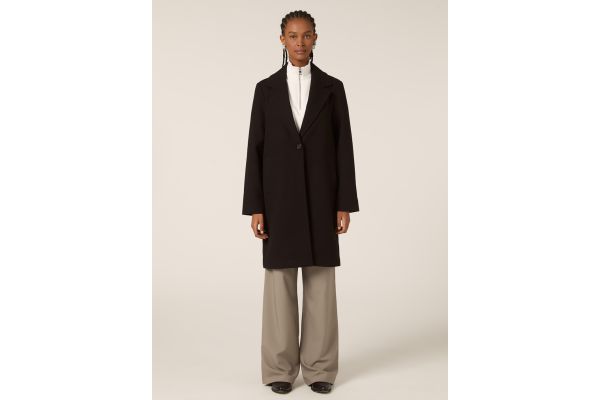 Γυναικείο Παλτό Μαύρο Alcott CP2270DOAX15-BLACK