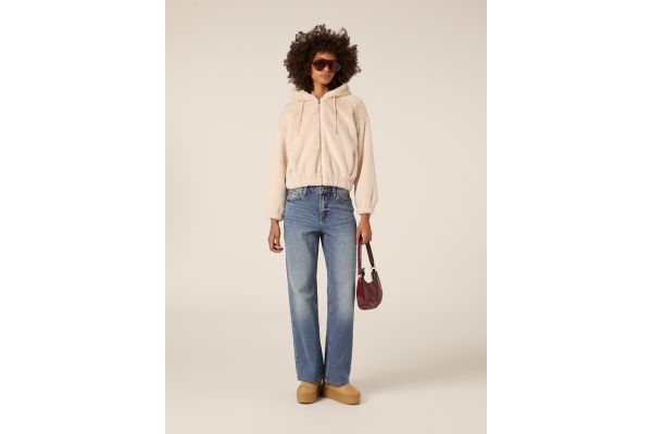 Γυναικεία Eco Γούνα Off White Alcott GB2121DOAX15-OFFWHITE