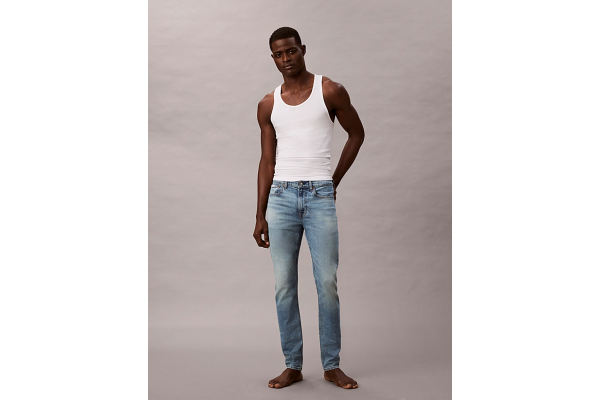 Ανδρικό Slim Taper Τζιν Γαλάζιο Calvin Klein LV04RE700G-2TG