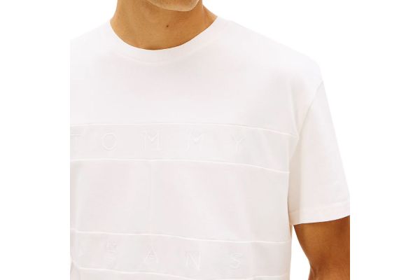 Ανδρικό T-shirt Μπεζ Tommy Jeans DM0DM22312-YBH