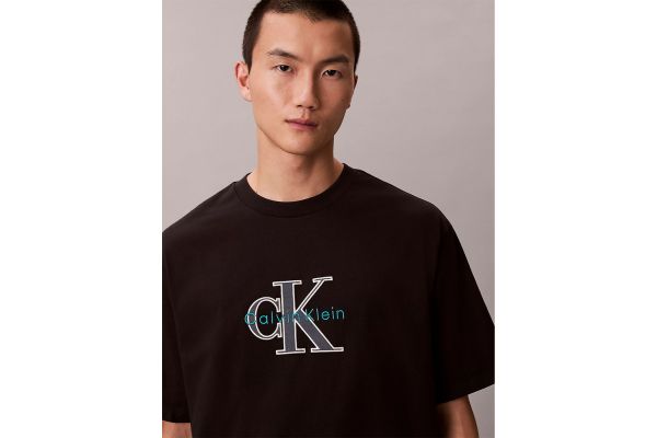 Ανδρικό T-shirt Μαύρο Calvin Klein LV04RE815G-UB1