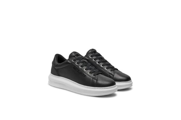 Ανδρικά Δερμάτινα NFT Kounter Sneakers Μαύρα Karl Lagerfeld KL52575N-000 BLACK