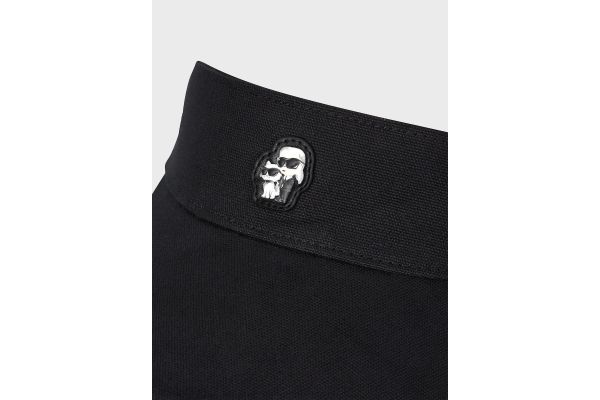 Γυναικείο Ikon Visor Καπέλο Μαύρο Karl Lagerfeld B1W33021-999 BLACK