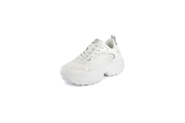Γυναικεία Bliss Mesh Sneakers Λευκά Buffalo BUF1636587-WHITE